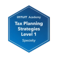 Intuit Academy Tax Planning Strategies Level 1