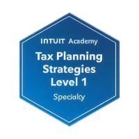 Intuit Academy Tax Planning Strategies Level 1